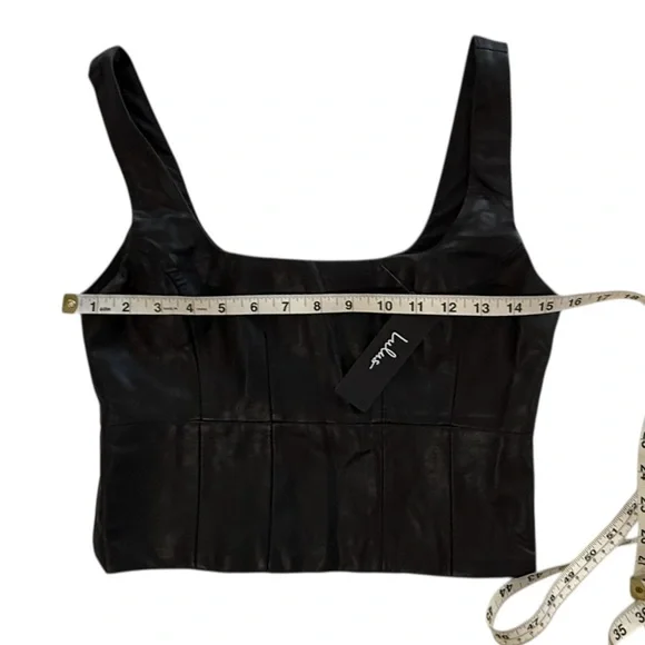 NWT  Lulus black crop top, size small. - Picture 5 of 8